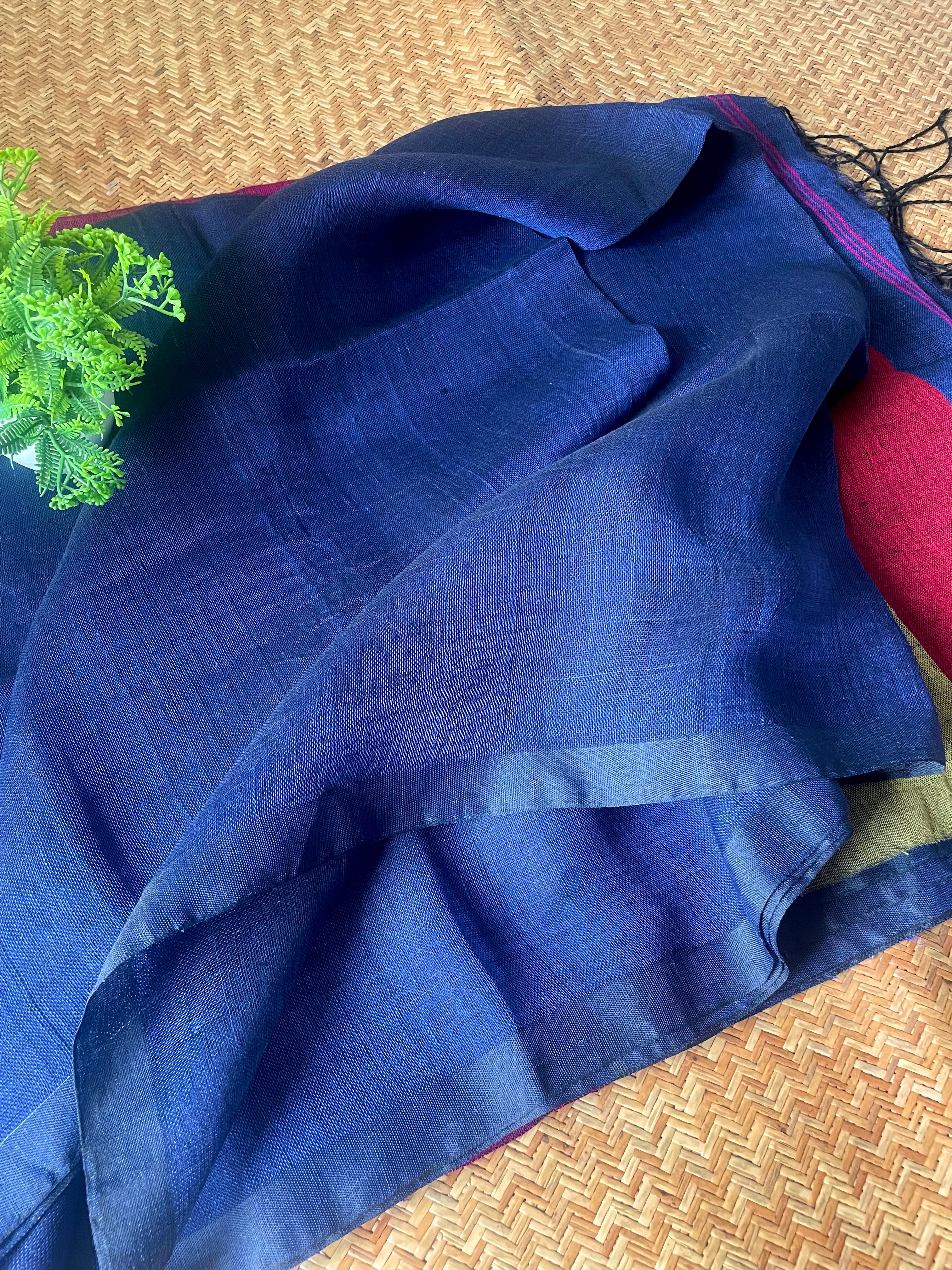 Bluebell in pure linen