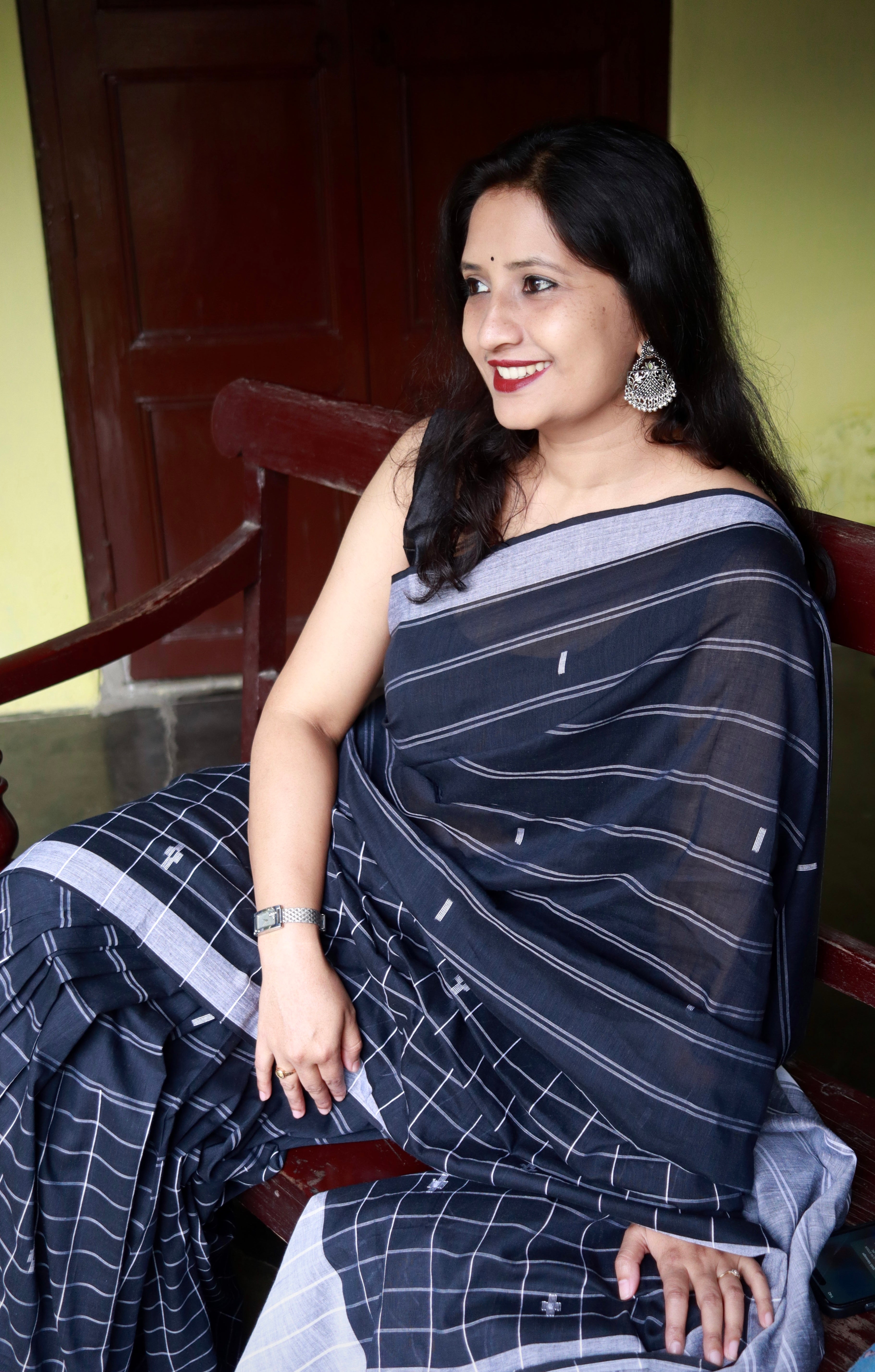 Black checkered