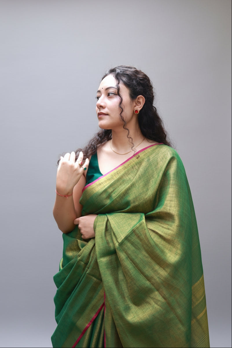 Shine in Linen Green