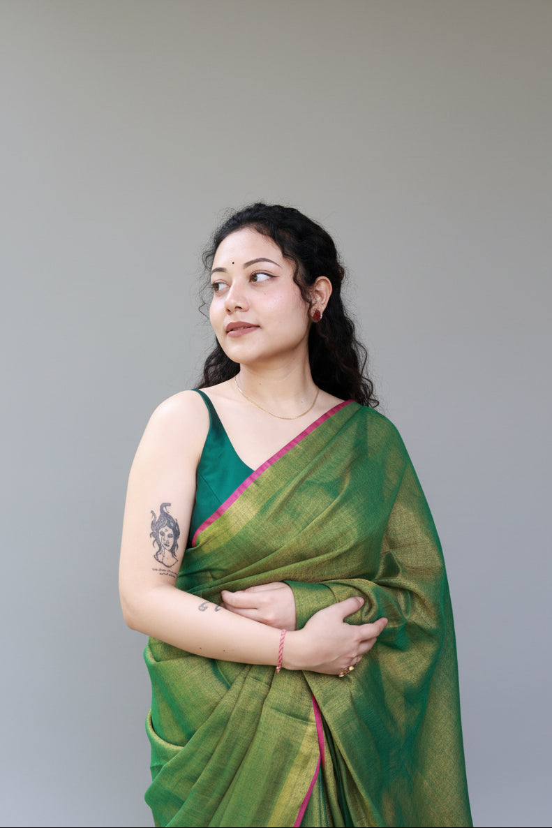 Shine in Linen Green