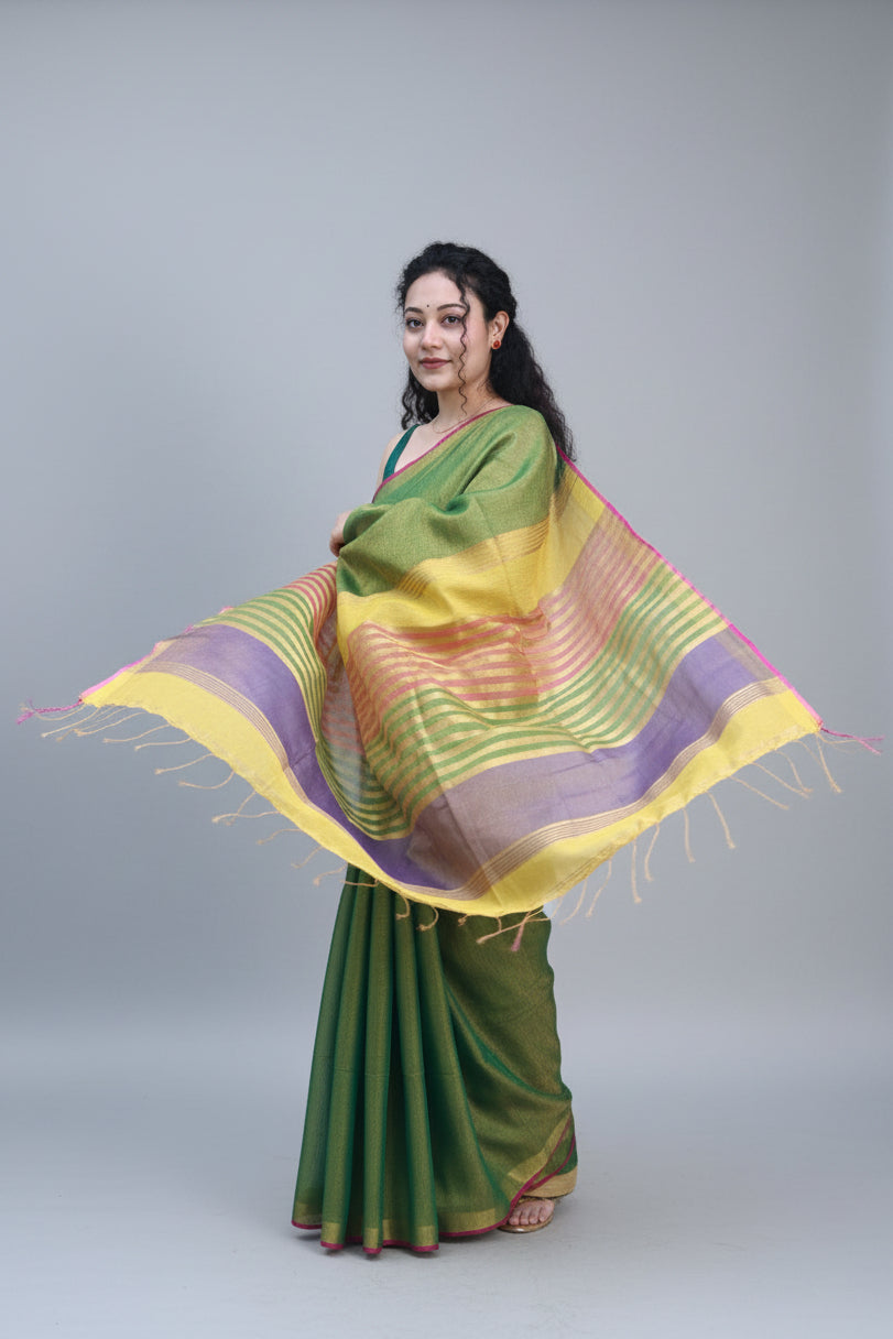 Shine in Linen Green