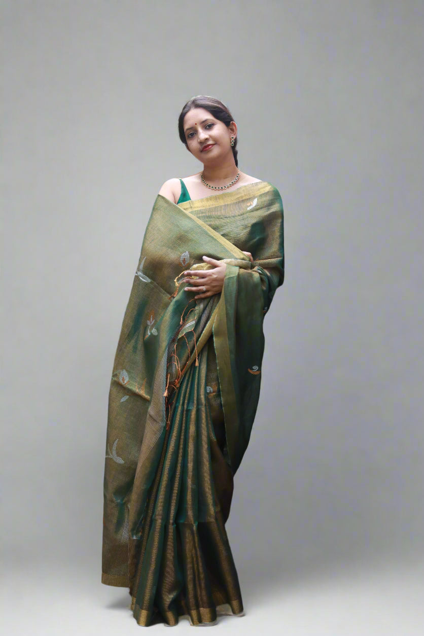 Bloom in Linen (Green)