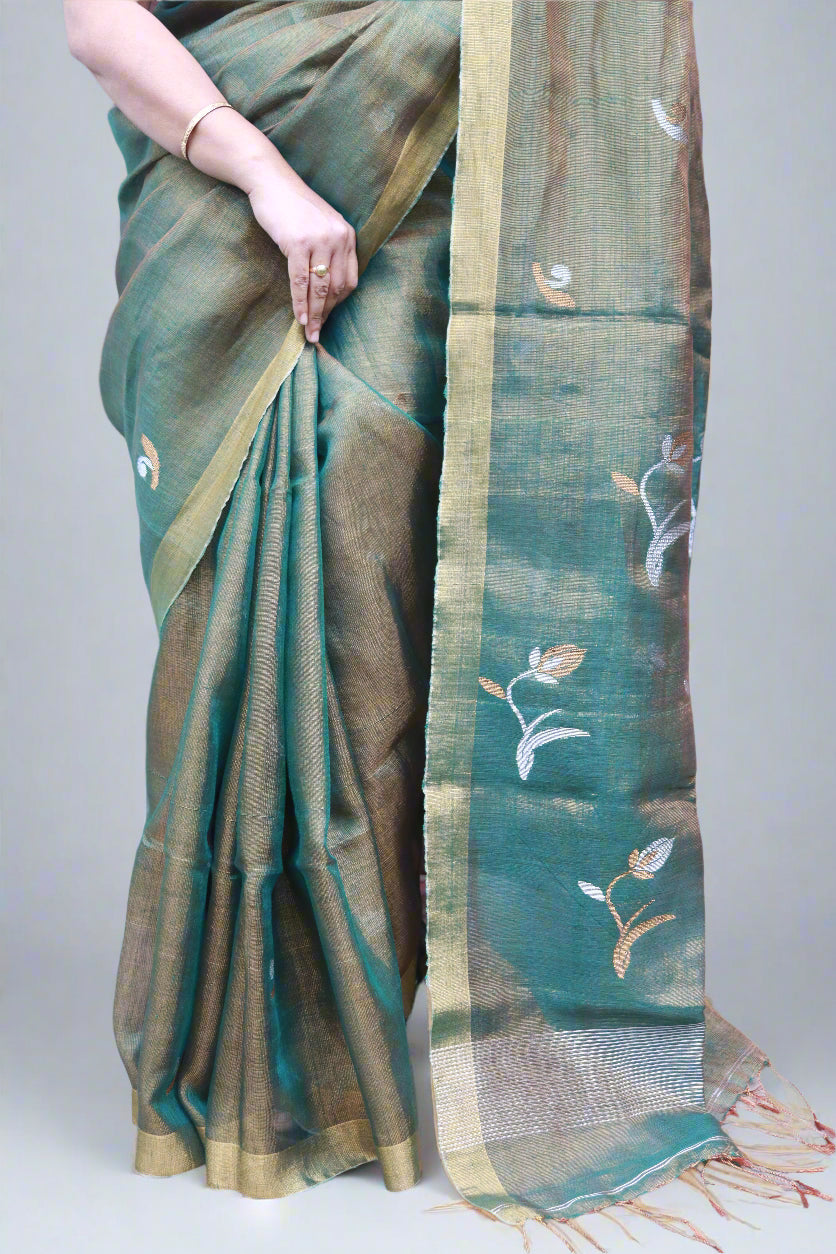 Bloom in Linen (Green)