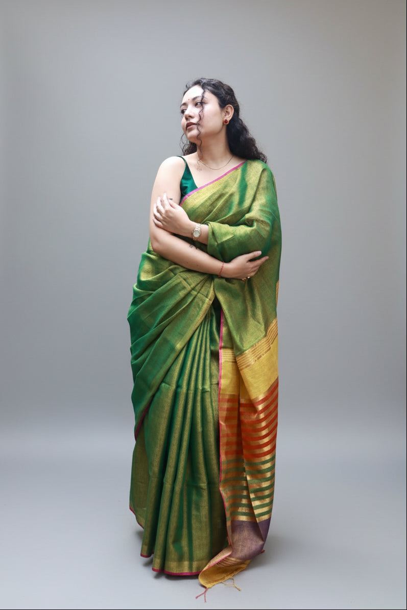 Shine in Linen Green