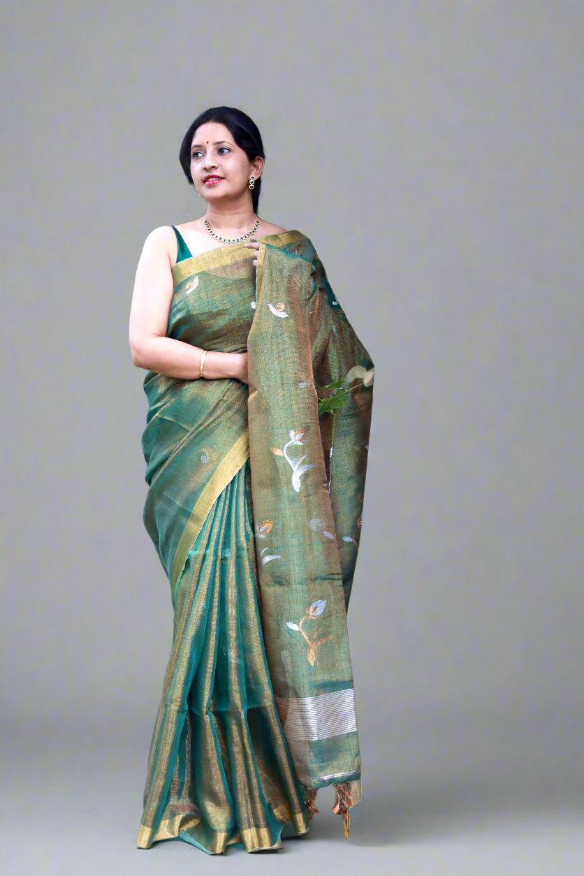 Bloom in Linen (Green)