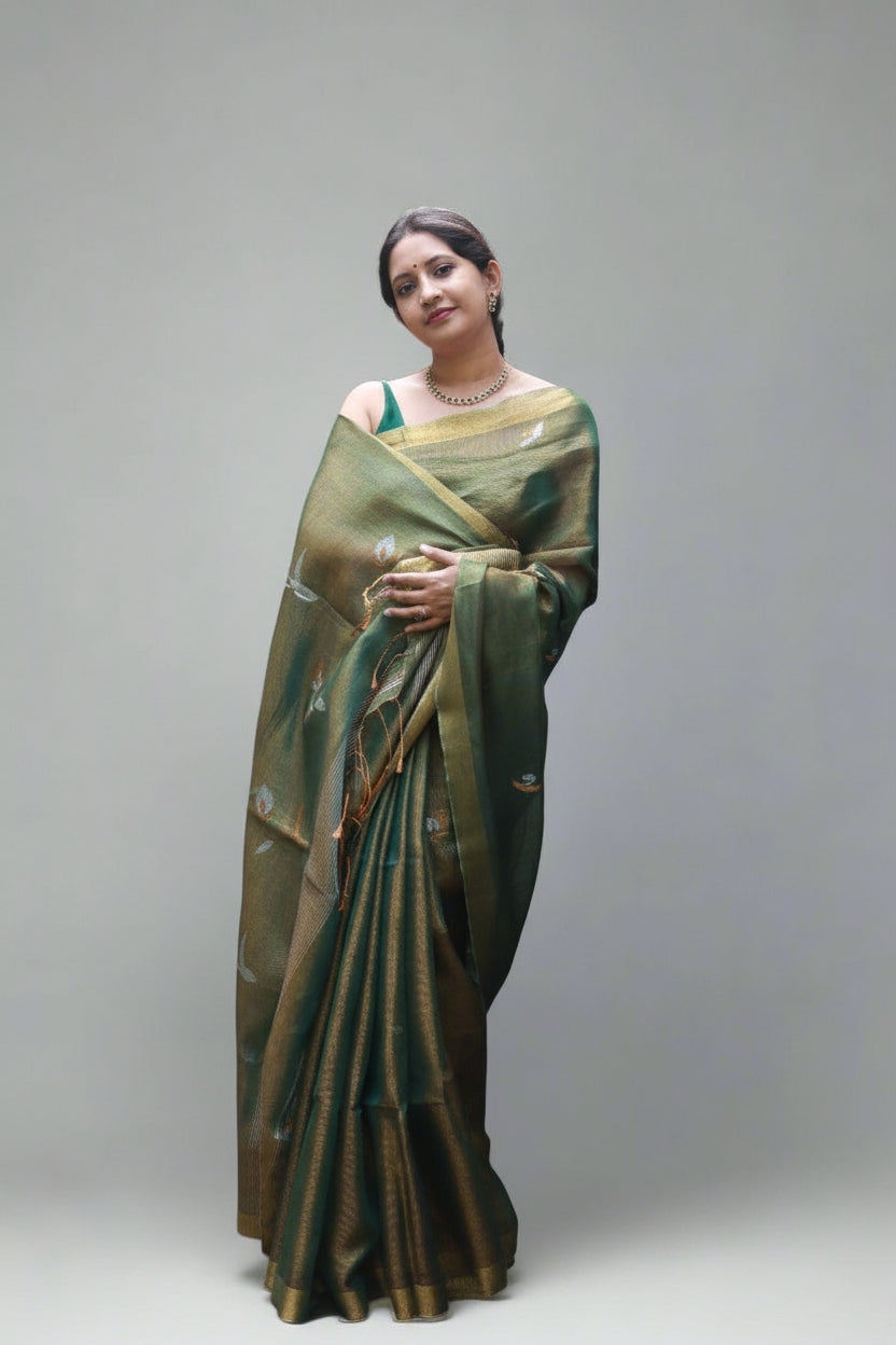 Bloom in Linen (Green)