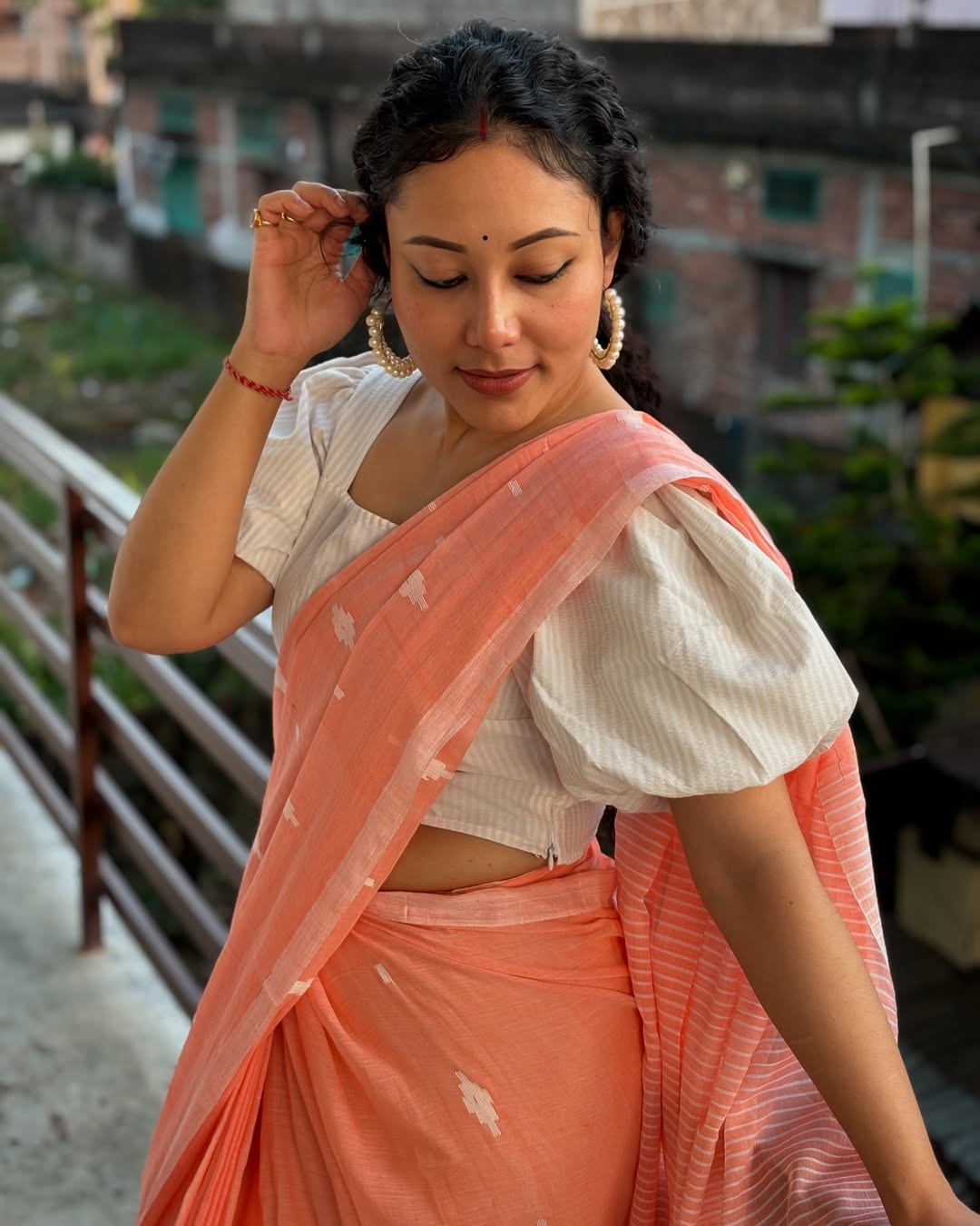 Peach in Coral